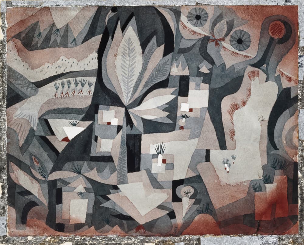 Dry Cooler Garden 1921 by Paul Klee — canvas wall art