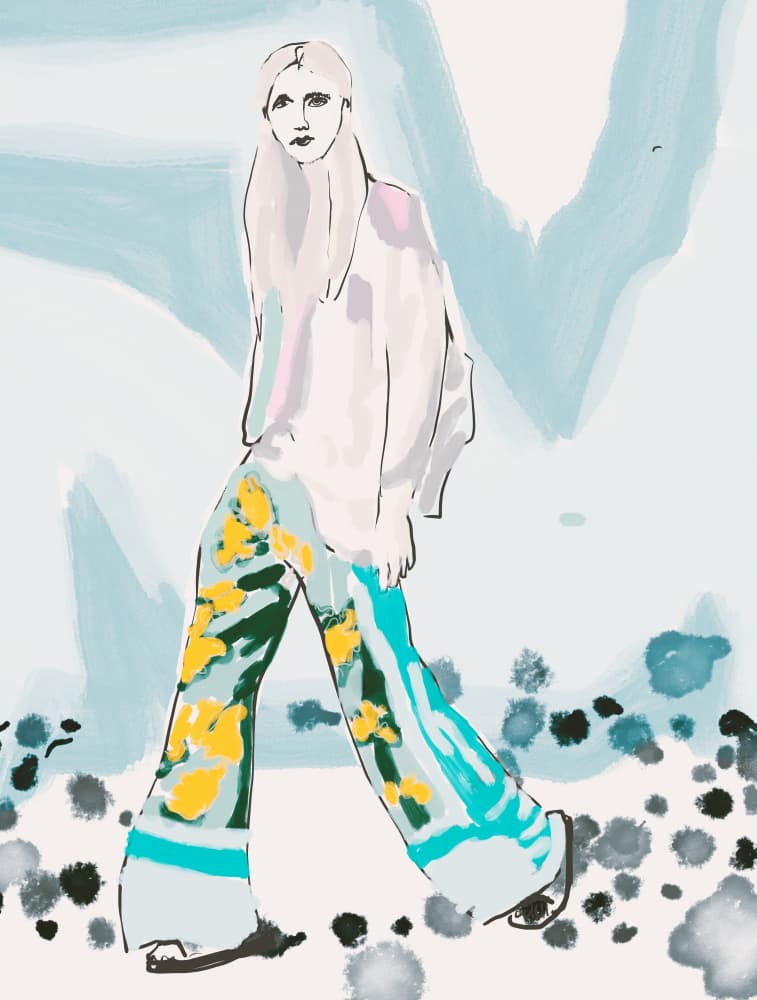 Fashion Forward Stride by Beate Tubach — canvas wall art