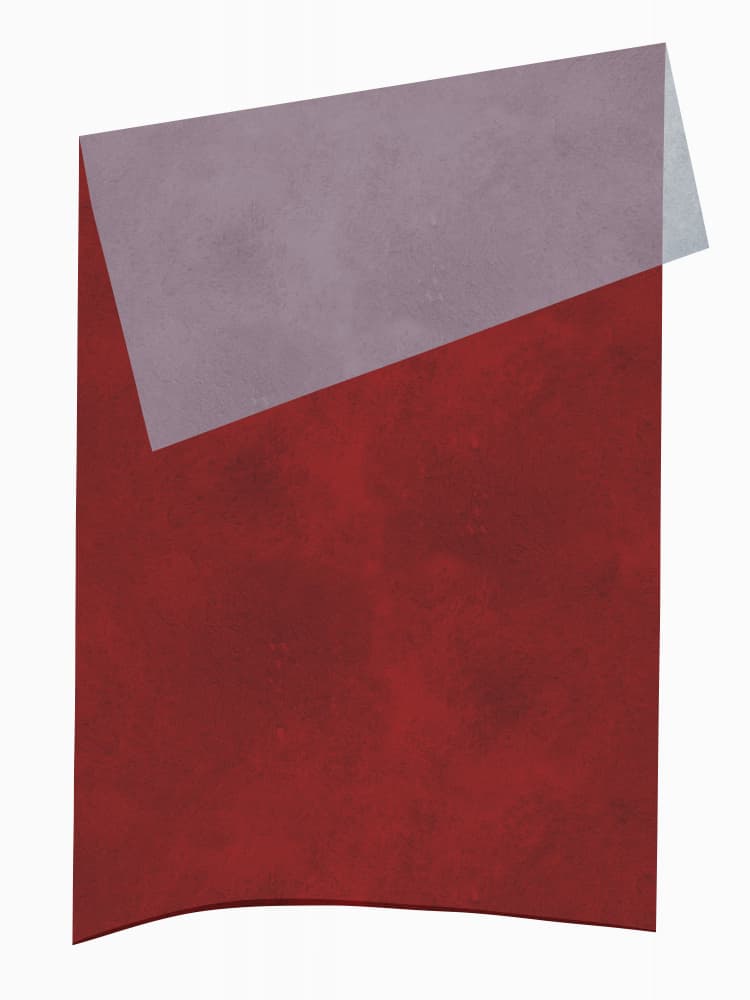 Crimson Gray Abstract by Vitor Costa — canvas wall art