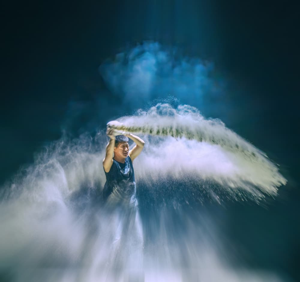Dynamic Powder Cloud by Rae Zhang — canvas wall art
