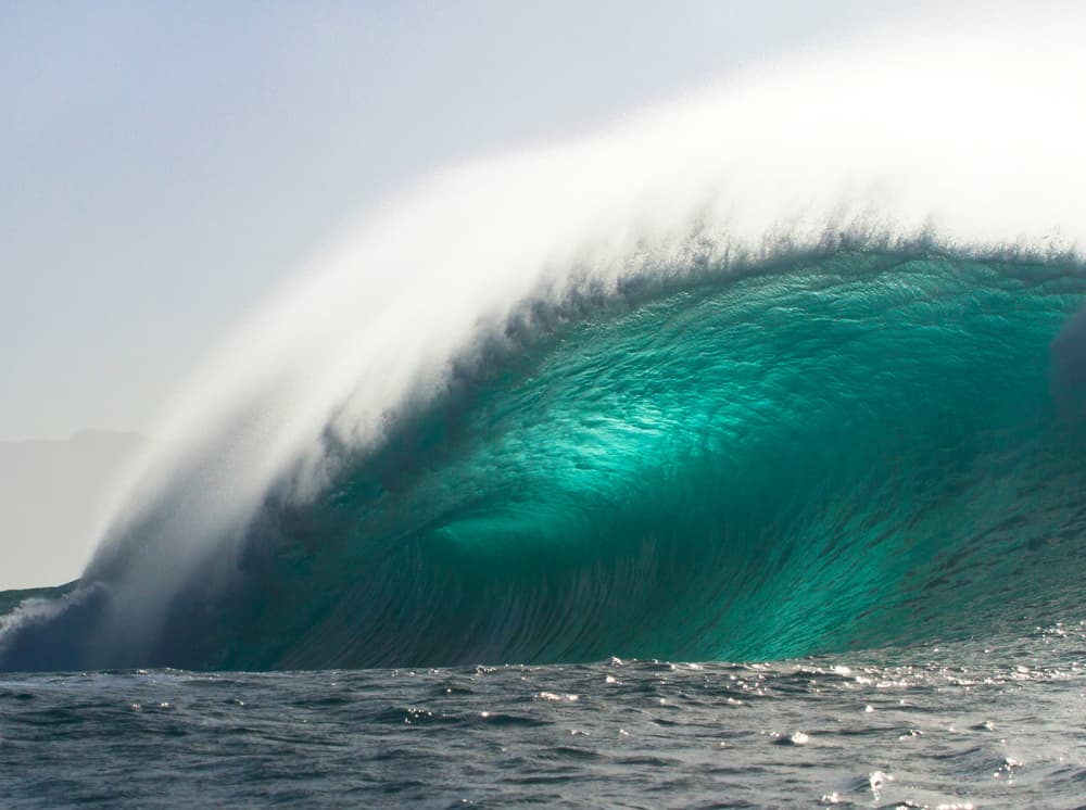Crashing Turquoise Wave by Anthony Fox — canvas wall art