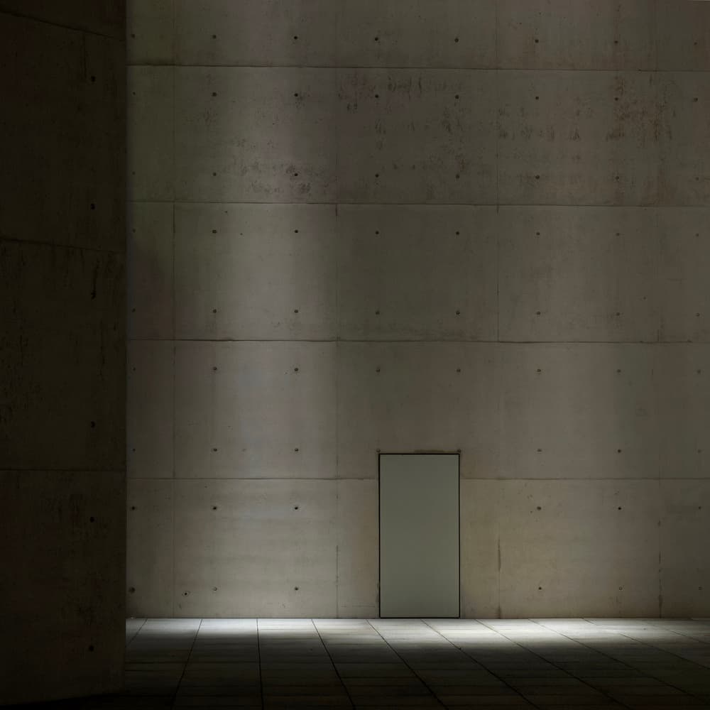 Minimalist Concrete Entrance by Manuel Pérez Cantó — canvas wall art