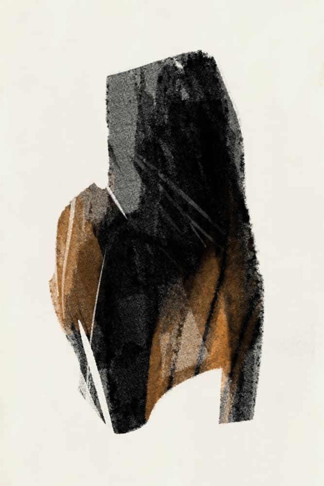 Textured Abstract Forms by Simona Gocan — canvas wall art