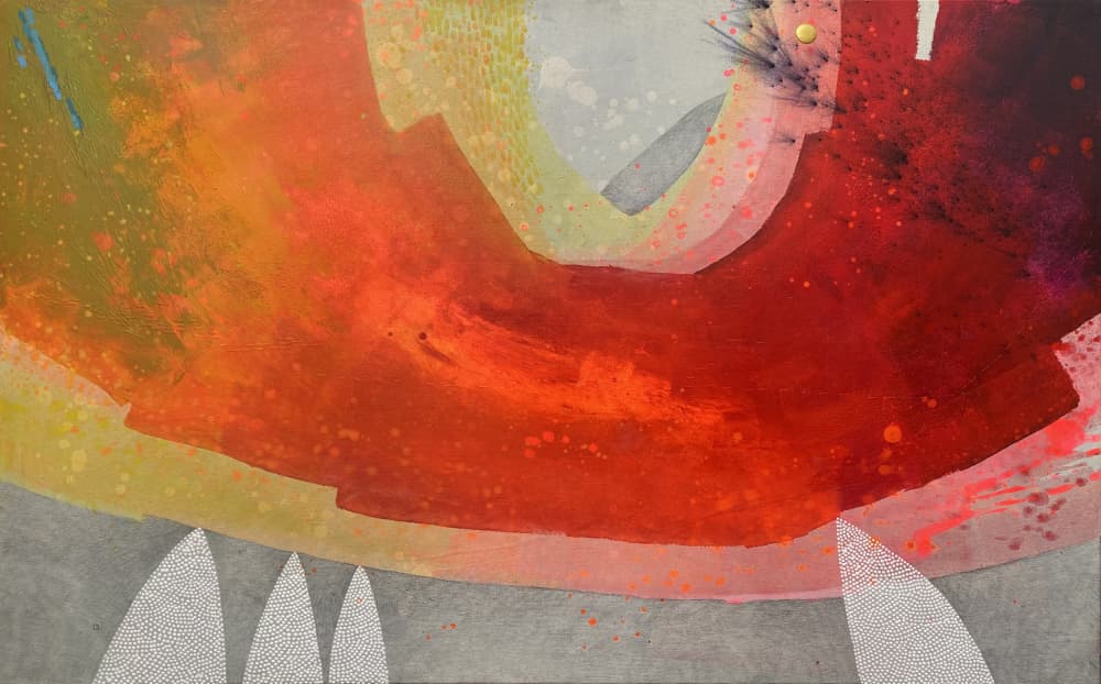 Vibrant Abstract Flow by SAN STARLING — canvas wall art
