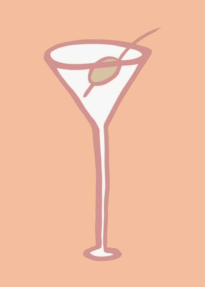 Classic Martini Olive by Pictufy Studio — canvas wall art
