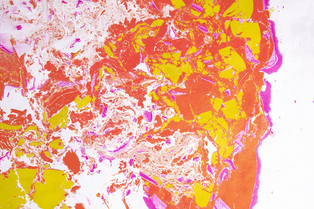 Vibrant Fluid Abstract by Julia Ramiro — canvas wall art