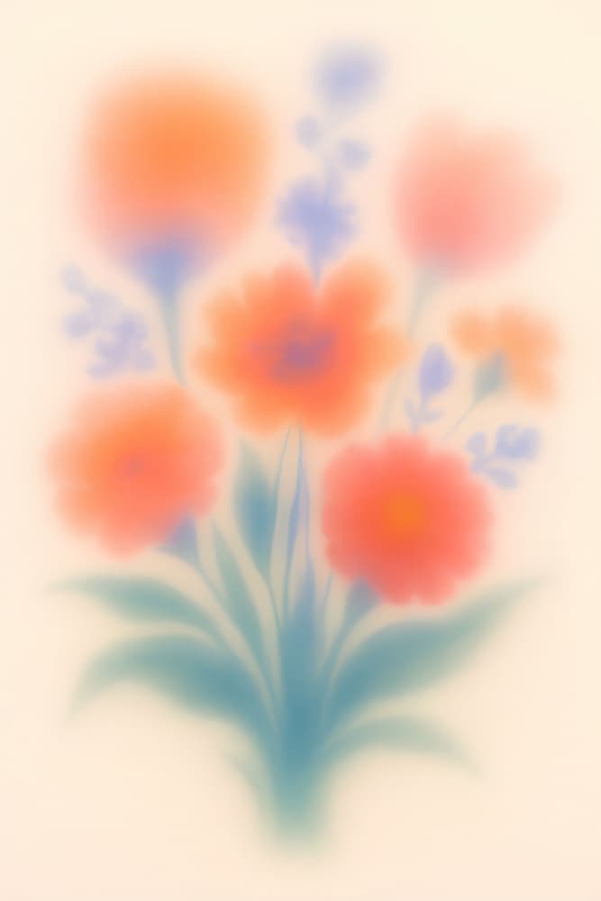 Blooming Ember by Frida Floral Studio — canvas wall art