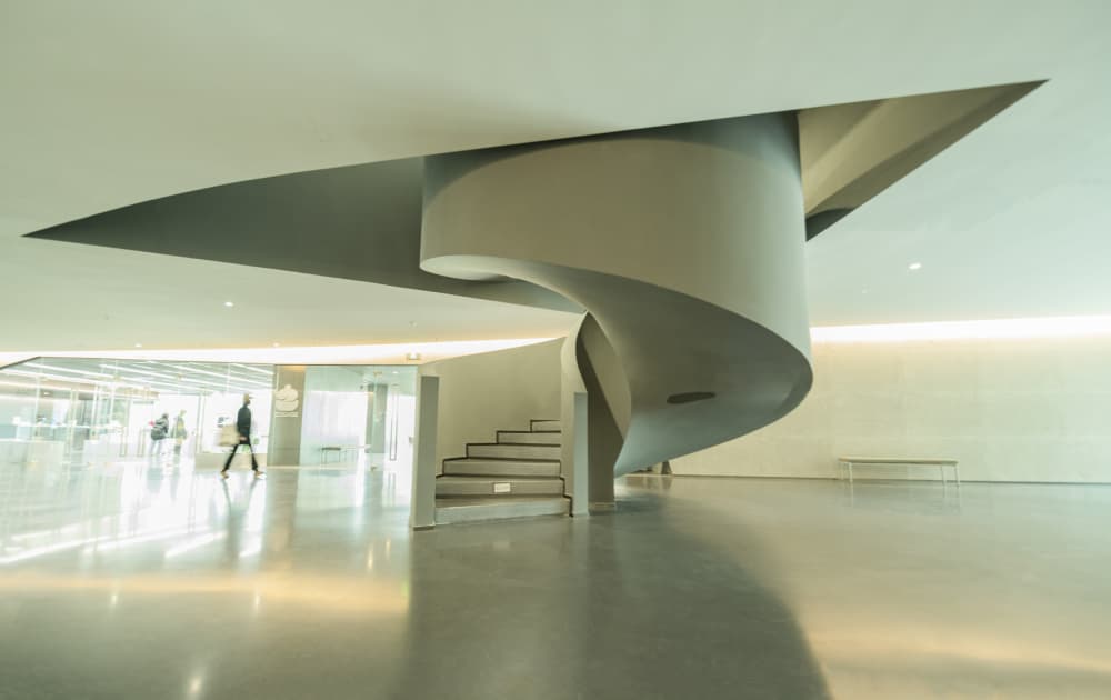 Graceful Spiral Staircase by Betty Liu — canvas wall art