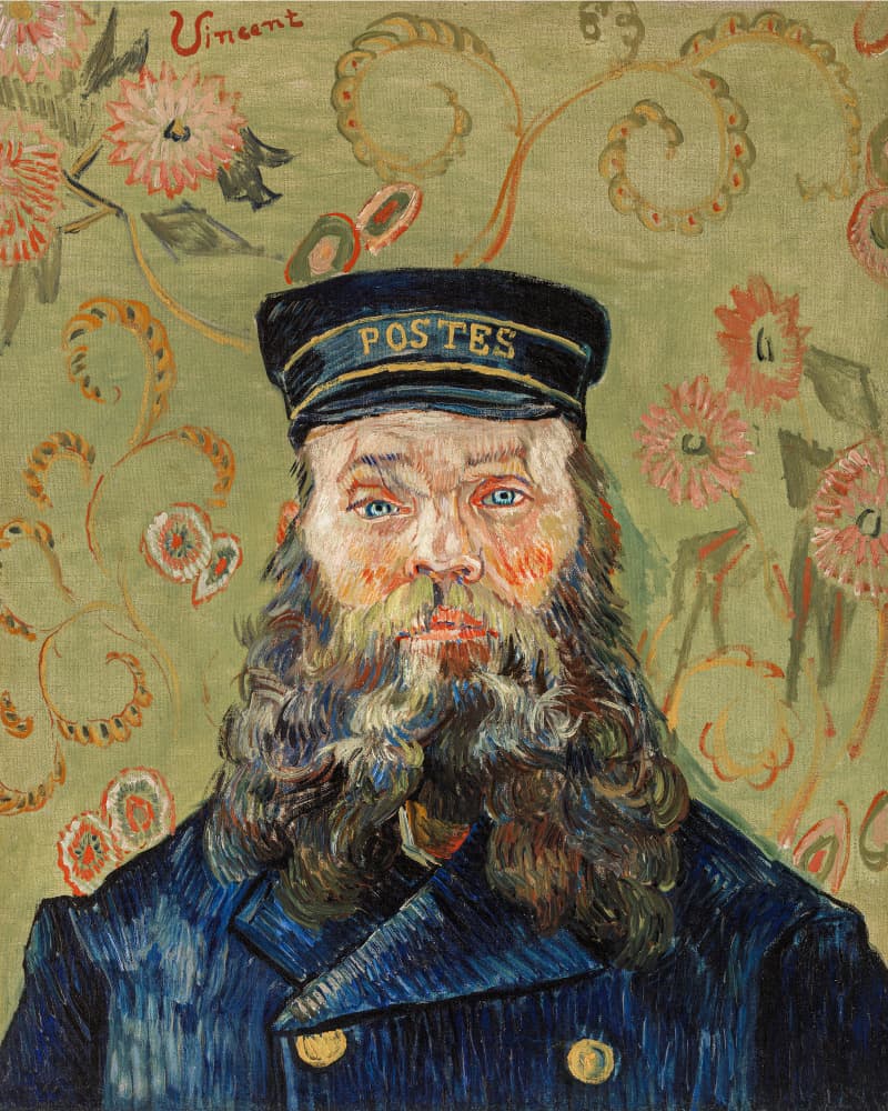 The Postman by Vincent Van Gogh — canvas wall art