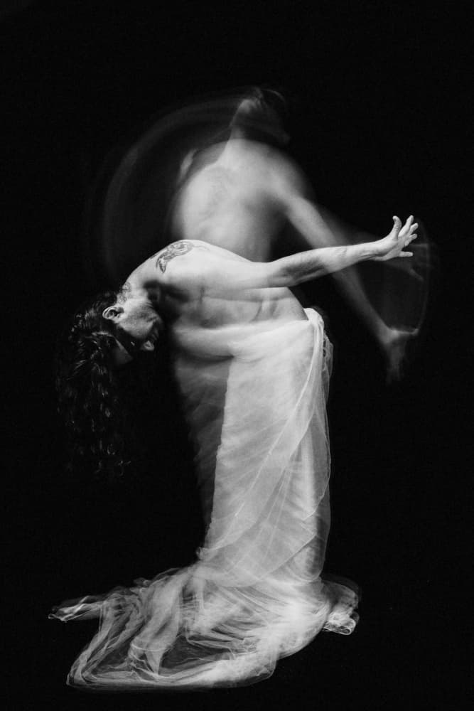Ethereal Dance Movement by Afshin Saeidinia — canvas wall art
