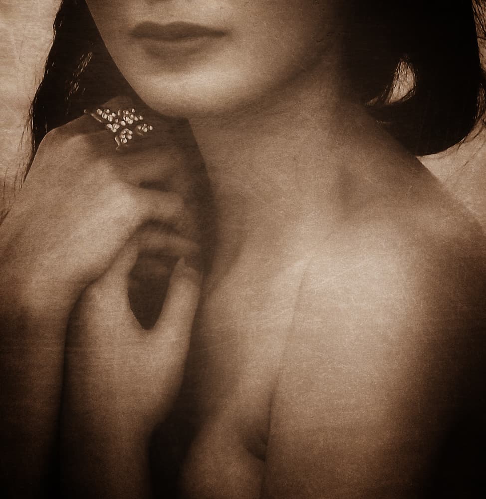 Elegant Woman with Ring by Kahar Lagaa — canvas wall art
