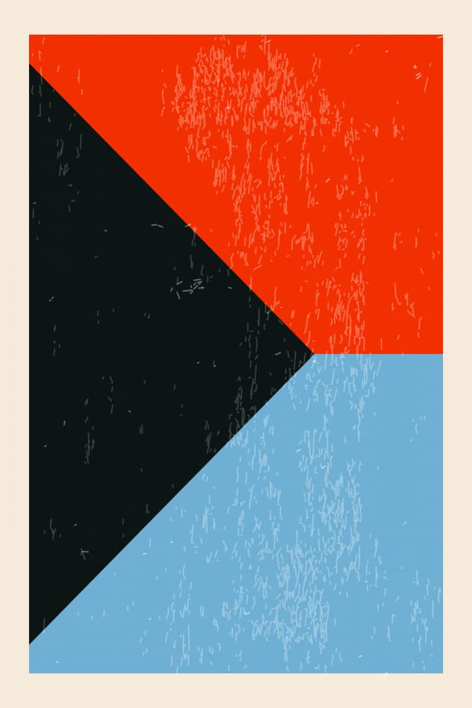 Textured Color Blocks by jay stanley — canvas wall art
