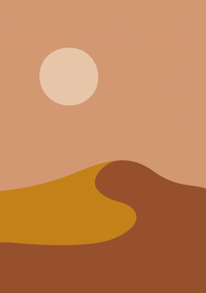 Warm Desert Sun by Natasha Playell — canvas wall art