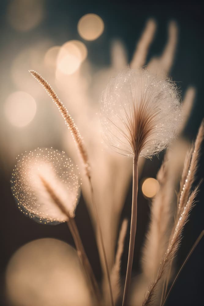 Whispering Dandelions by Treechild — canvas wall art