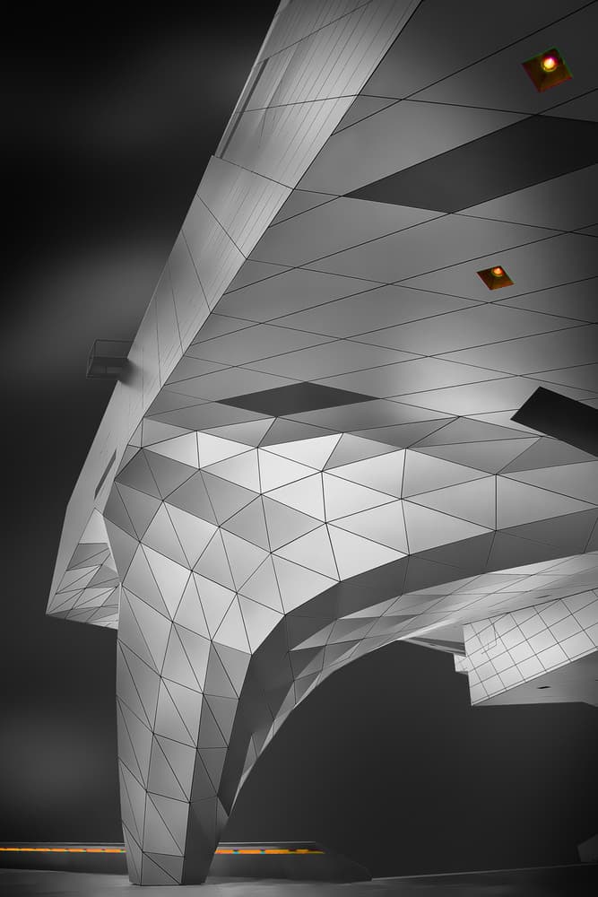Abstract Architectural Geometry by Rolf Mauer — canvas wall art