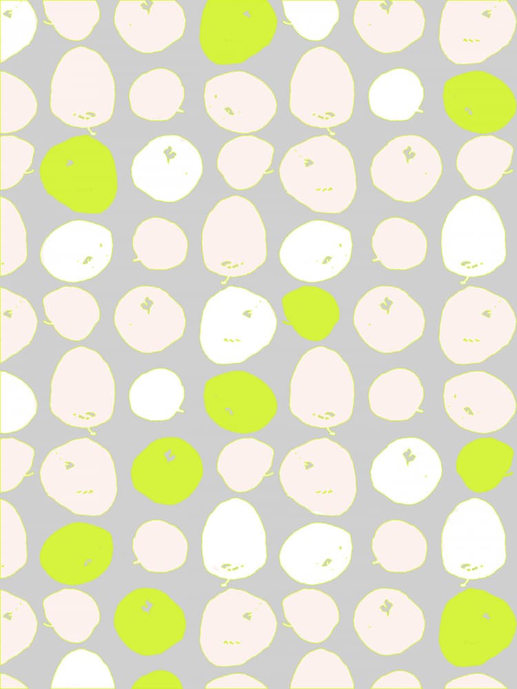 Organic Fruit Pattern by Gemma Bardot — canvas wall art