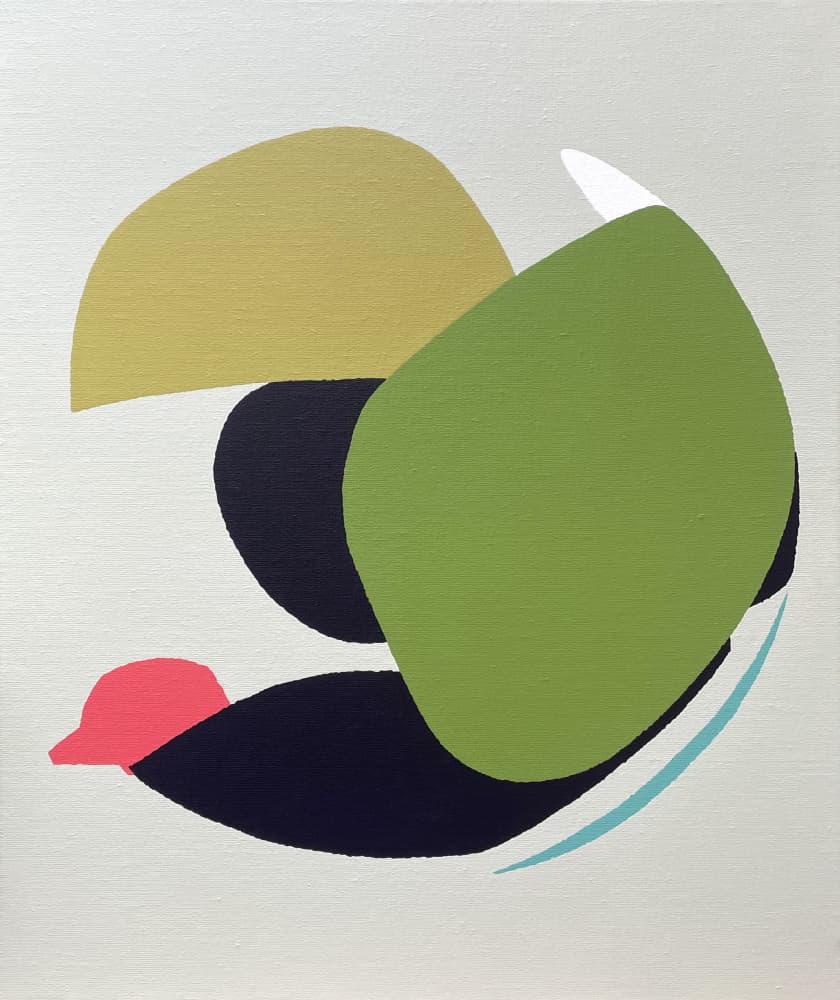 Soft Abstract Shapes by Rafa Mateo — canvas wall art