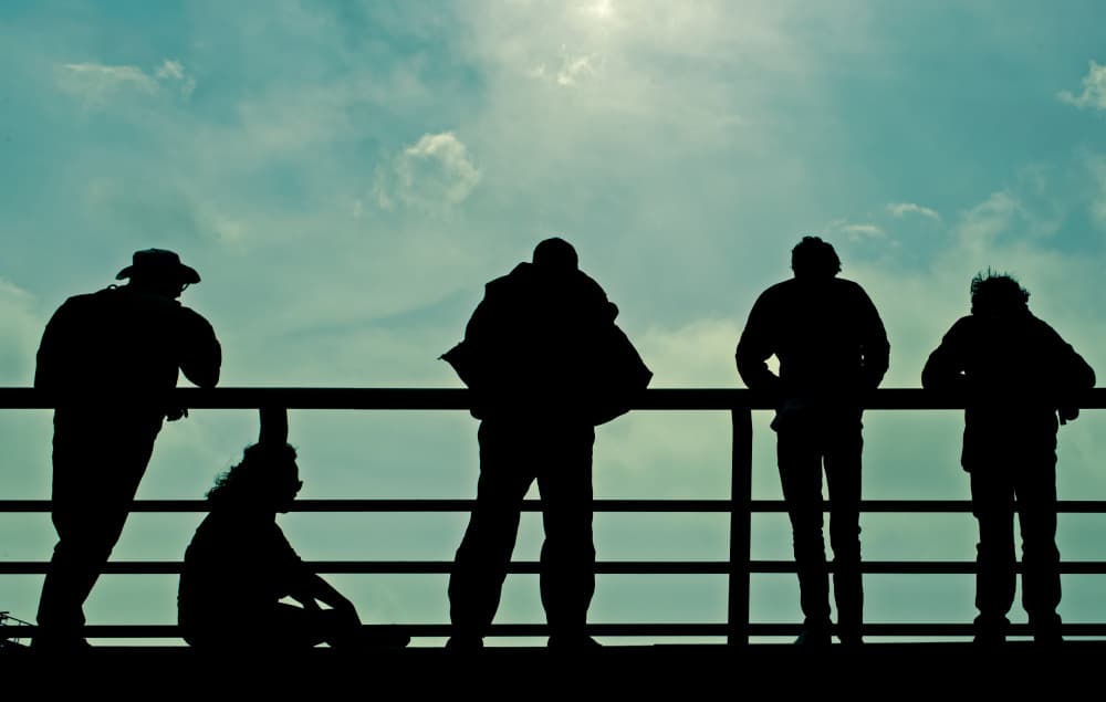 People Watching Horizon by Rodrigo Marin — canvas wall art