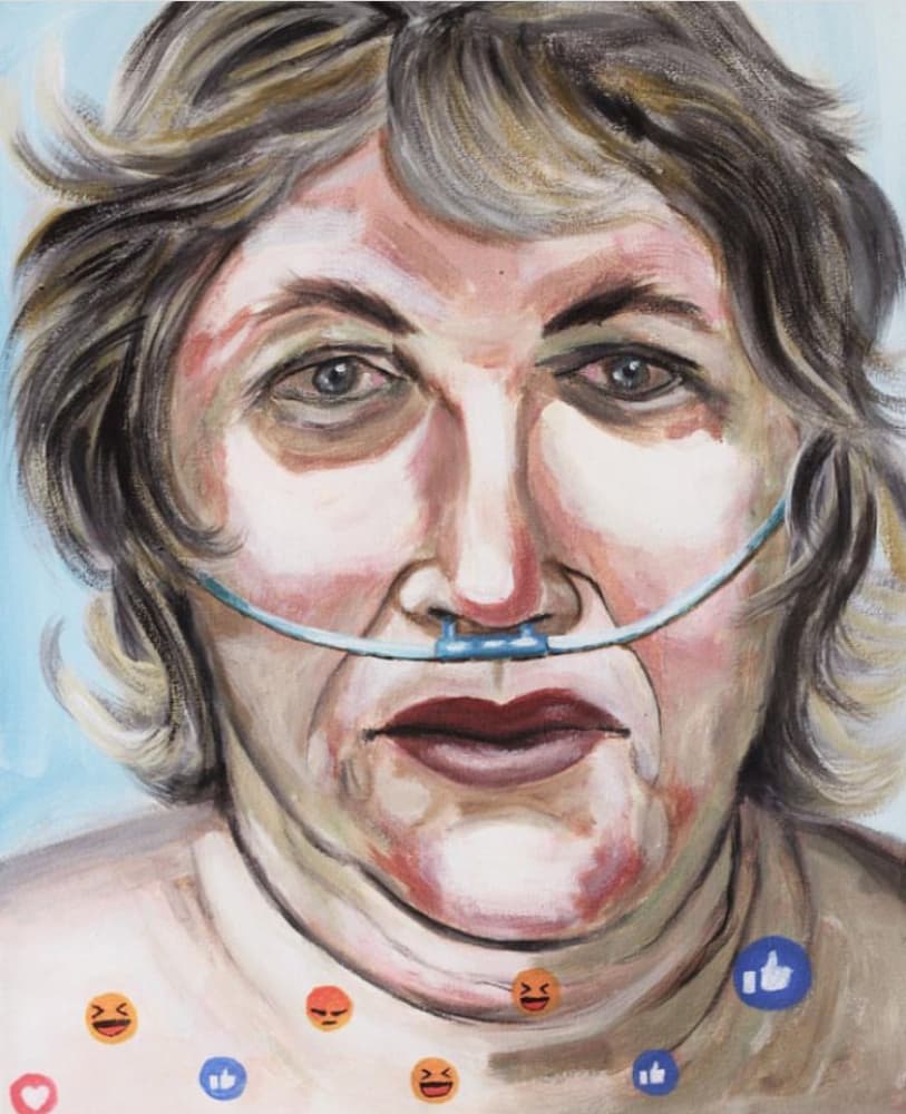 Social Media Oxygen by Gabriel Grecco — canvas wall art
