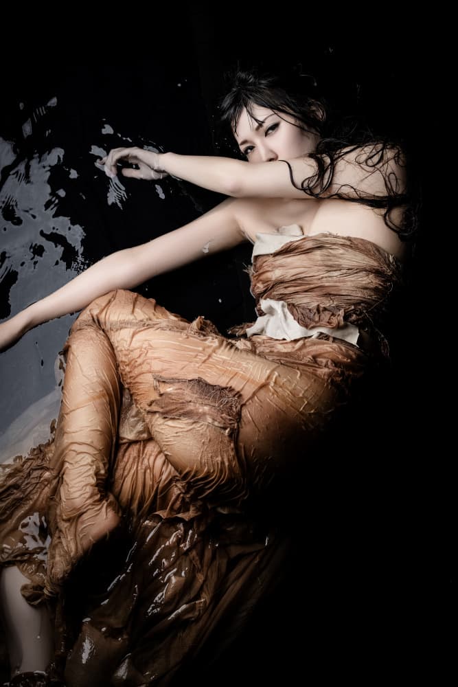 Ethereal Woman In Water by boss — canvas wall art