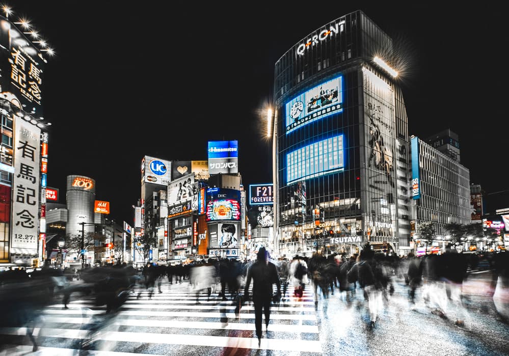 Dynamic City Night by Carmine Chiriacò — canvas wall art