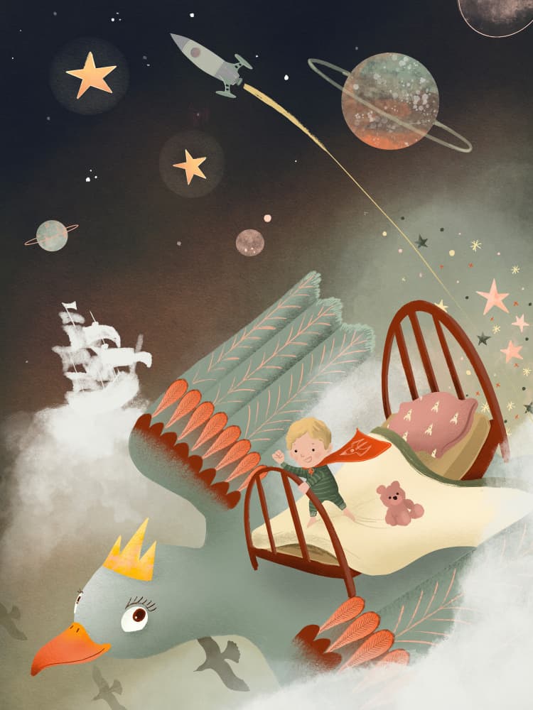 Dreamland by Goed Blauw — canvas wall art
