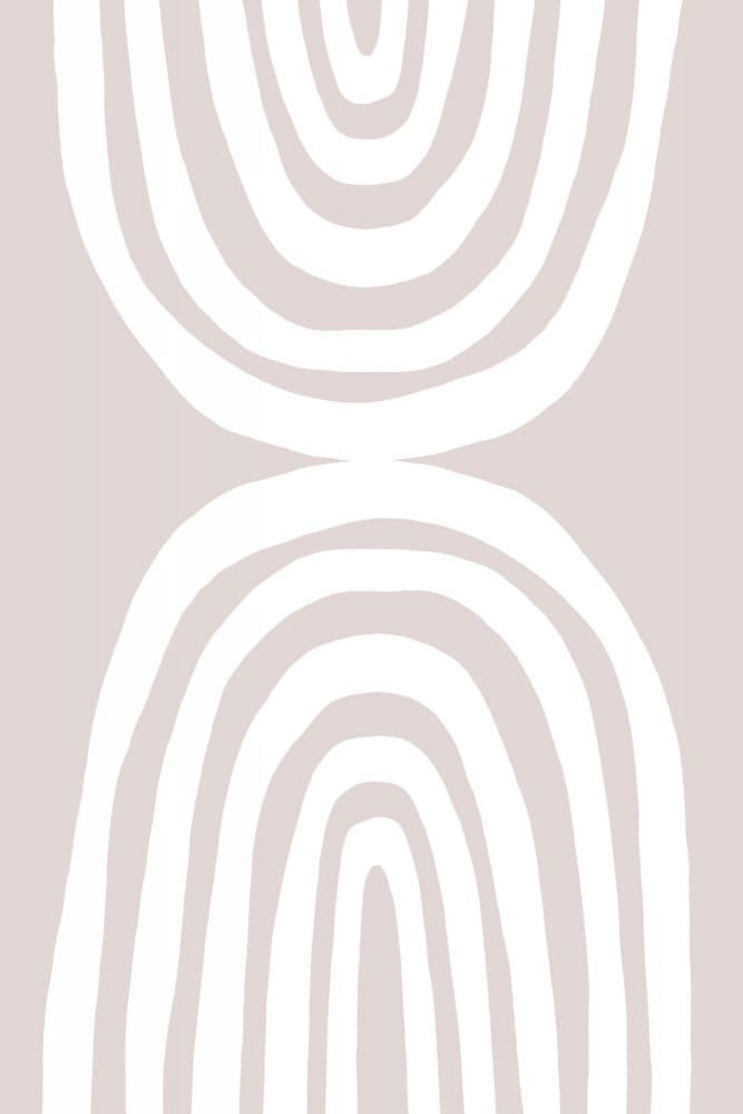 Organic Concentric Shapes by uplusmestudio — canvas wall art