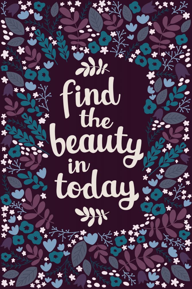 Find Beauty In Today by EMELIEmaria — canvas wall art