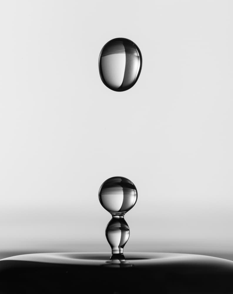 Suspended Liquid Drops by Jacqueline Hammer — canvas wall art
