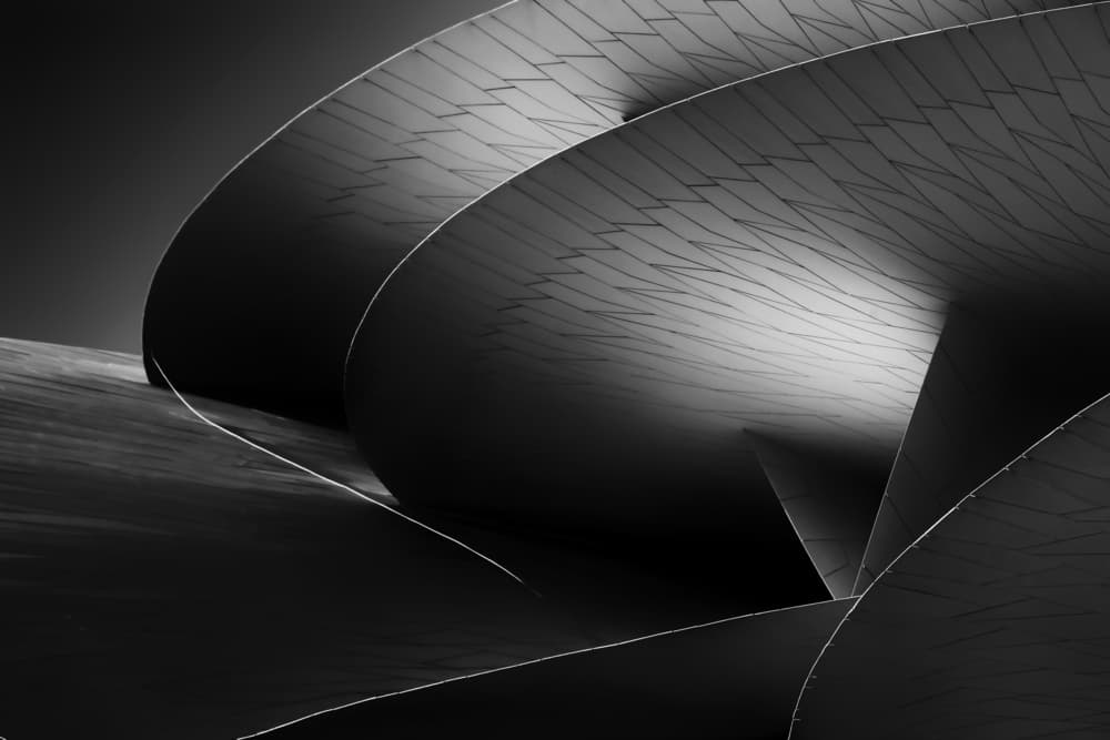 Sleek Geometric Curves by Hans-Wolfgang Hawerkamp — canvas wall art