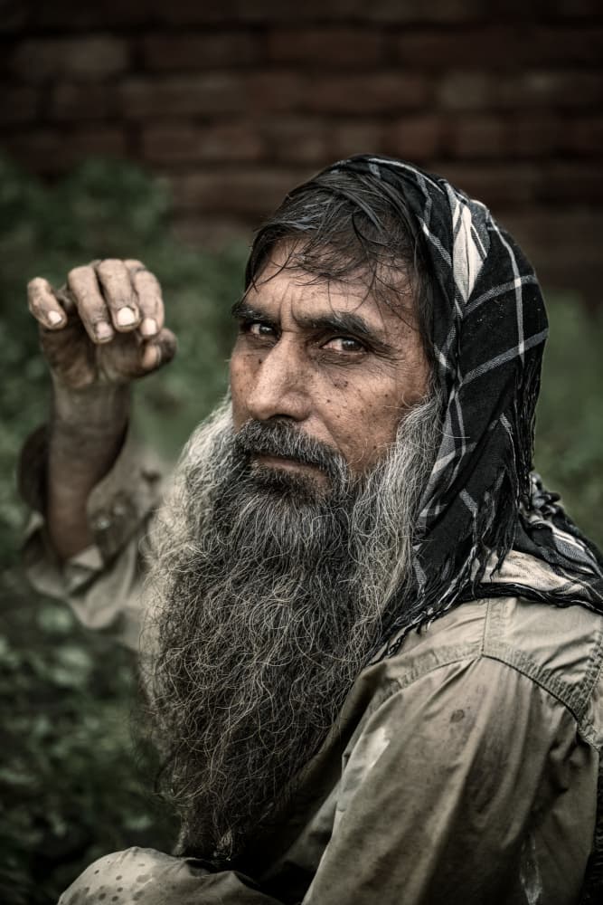 Intense Bearded Man by Trevor Cole — canvas wall art