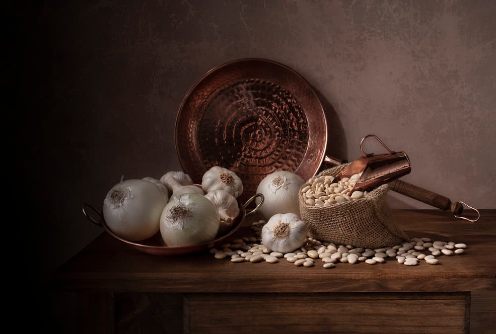 Rustic Kitchen Still Life by Margareth Perfoncio — canvas wall art