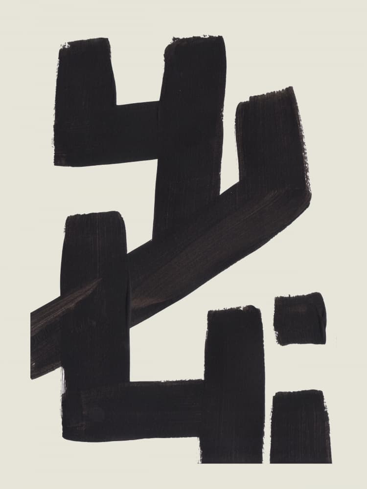 Bold Abstract Strokes by Ejaaz Haniff — canvas wall art