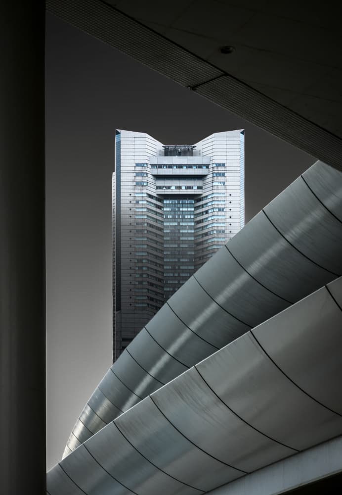 Urban Tower Architecture by Adachi Lintaman — canvas wall art