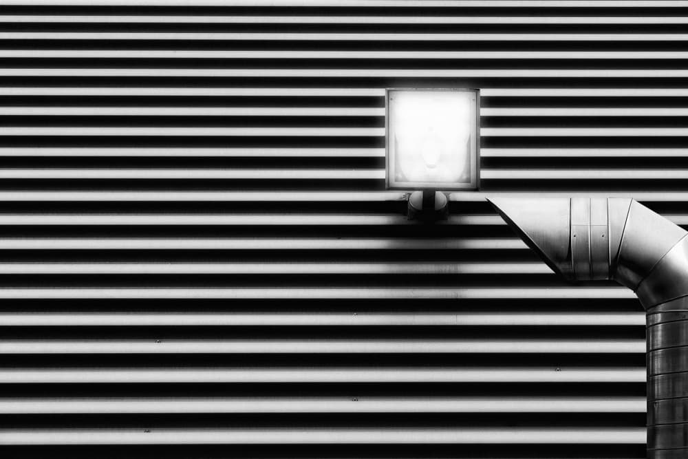 Industrial Striped Light by Stefan Eisele — canvas wall art