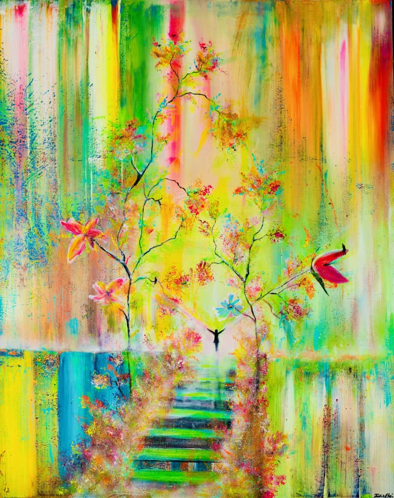 Vibrant Path to Light by Fredrik Olsen — canvas wall art
