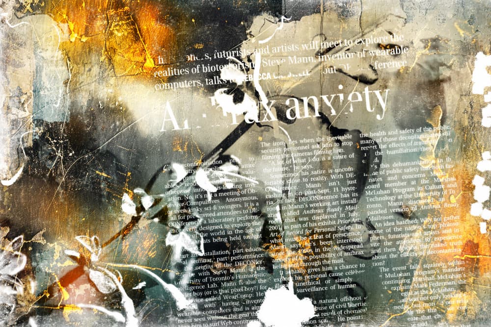 Anxiety Floral Abstract by Rafal Kulik — canvas wall art