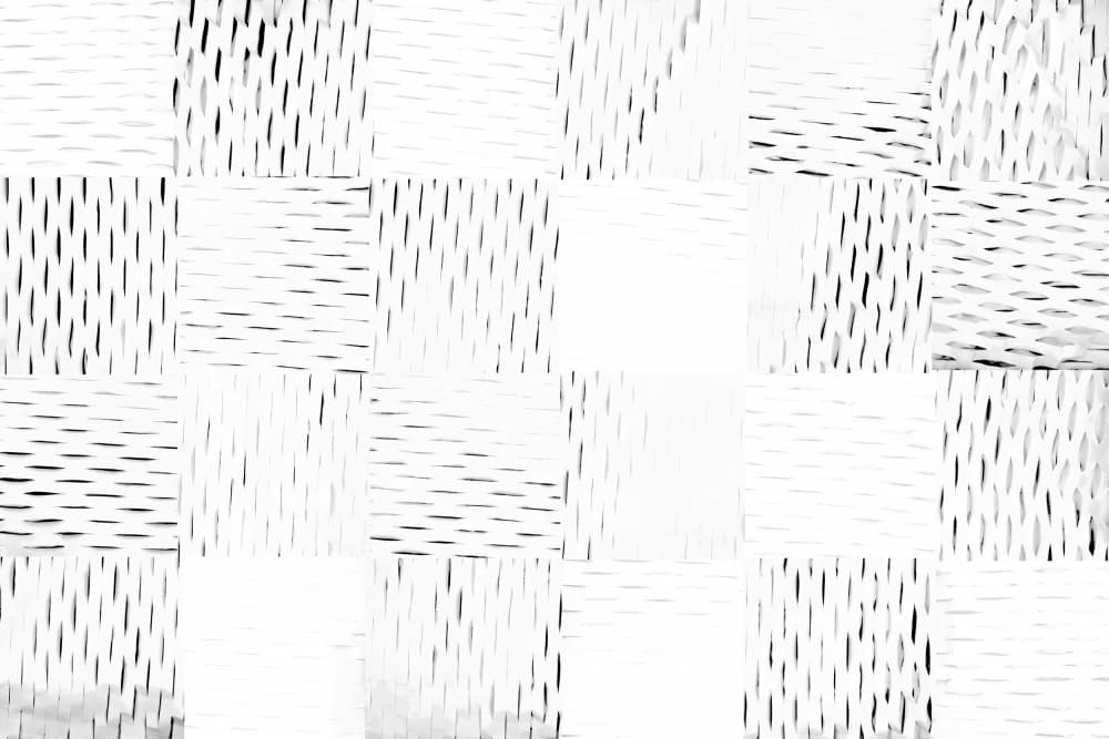 Abstract Woven Grid by cartissi — canvas wall art