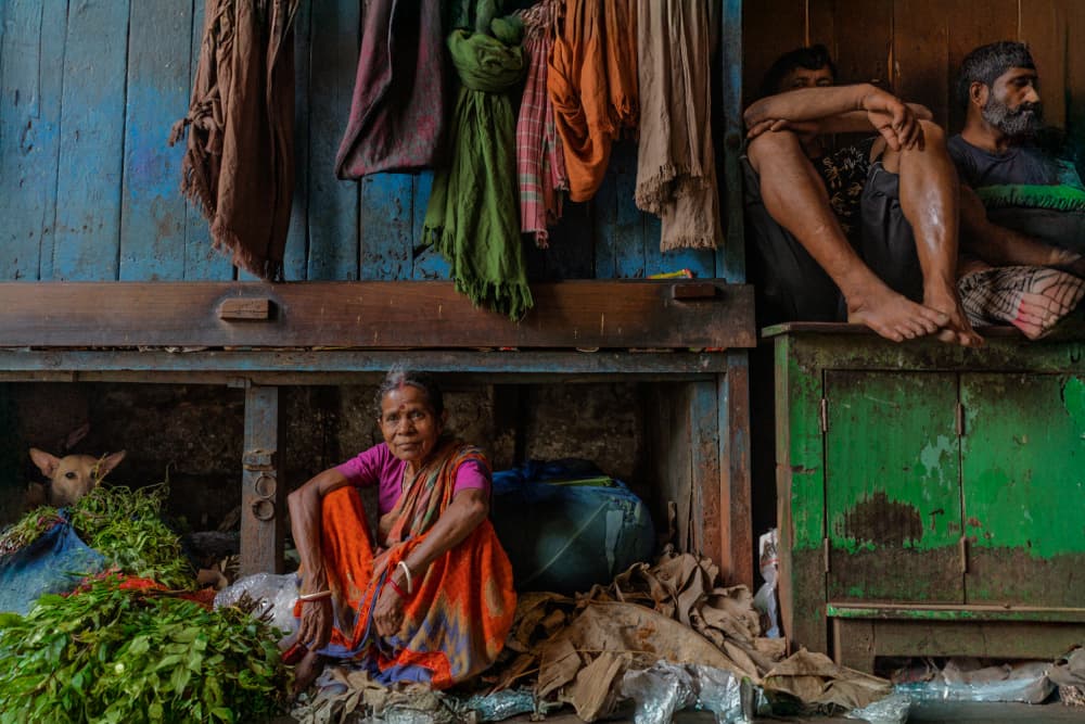 Everyday Market Life by Corinne Spector — canvas wall art