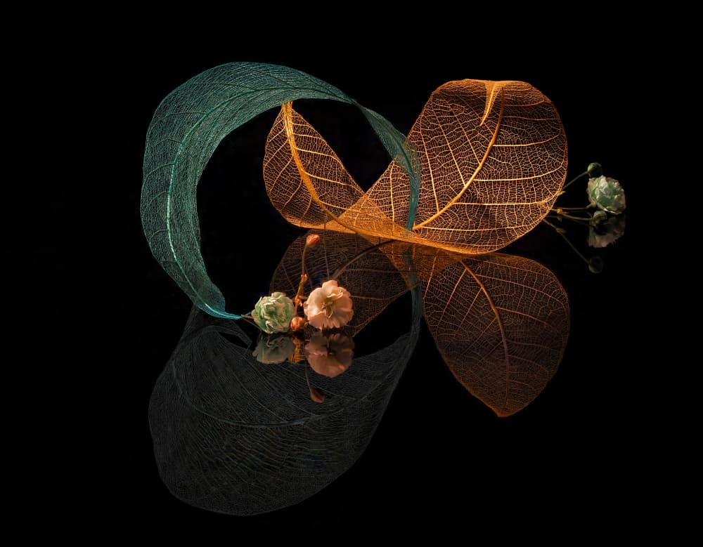 Ethereal Botanical Reflections by Yi Pan — canvas wall art
