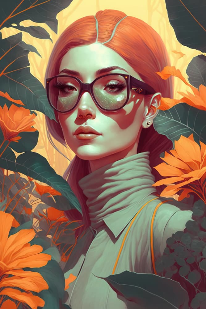 Beauty In The Jungle by Treechild — canvas wall art
