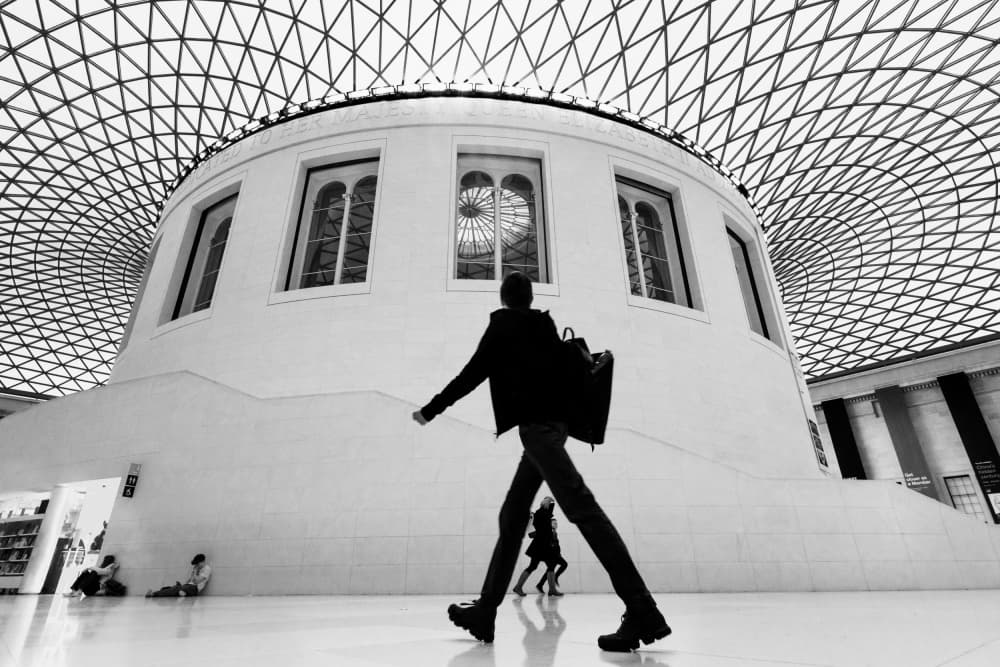 Grand Museum Dome Walk by Steven Zhou — canvas wall art