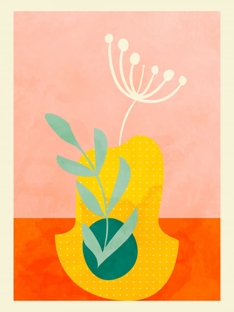 Spaces Fleur2 by Ana Rut Bre — canvas wall art