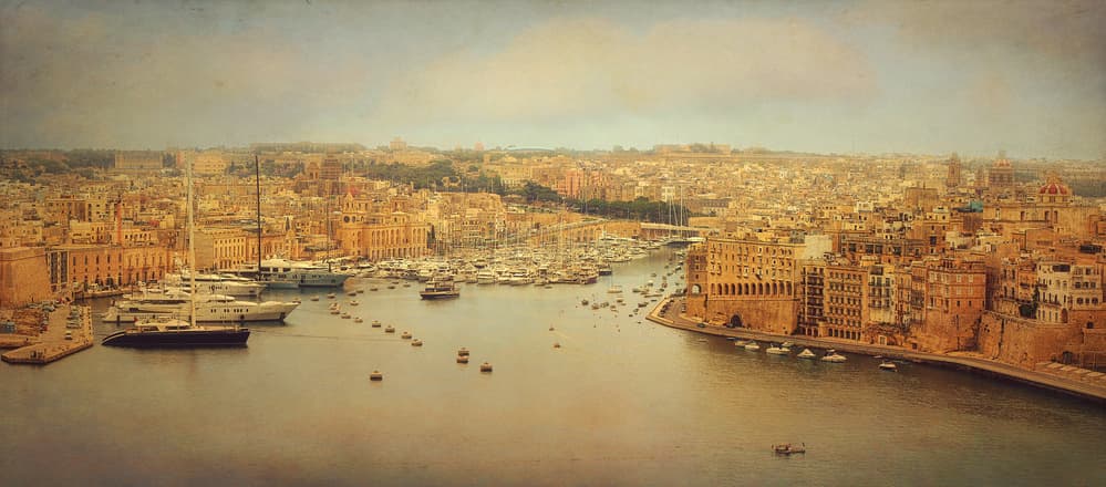 Valletta Grand Harbor by Ellen van Deelen — canvas wall art