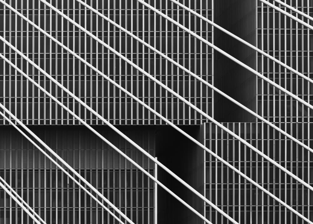 Modern Urban Geometry by Greetje van Son — canvas wall art