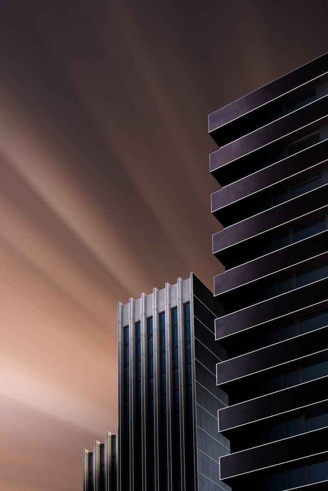Modern Architectural Forms by Juan López Ruiz — canvas wall art