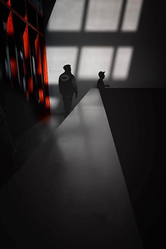 Geometric Light and Shadows by Siyu_Wei APA — canvas wall art
