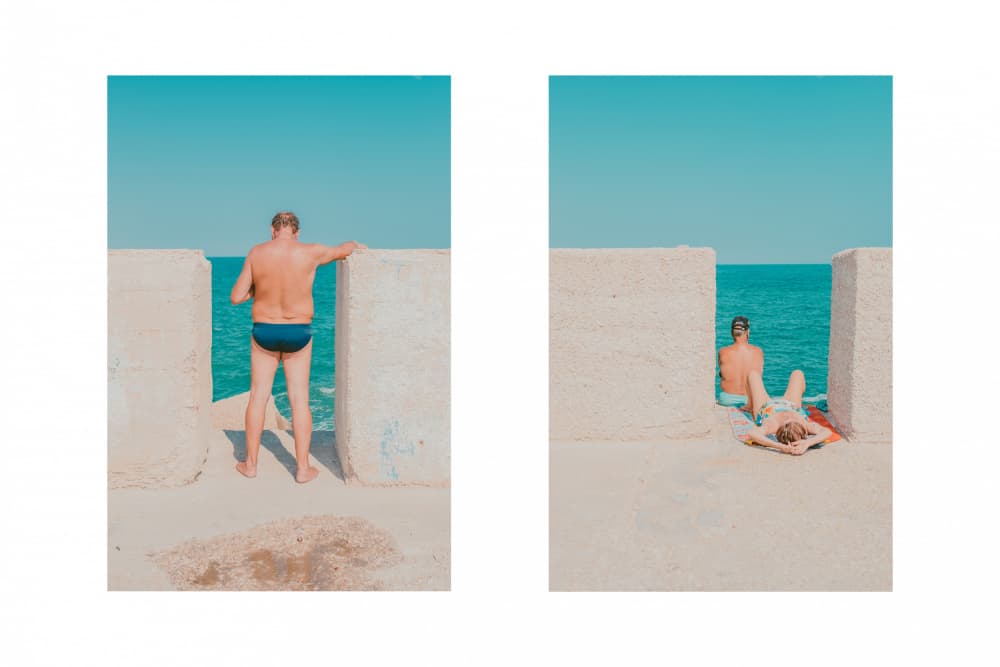 Summer Beach Life by Roberto Ruoli — canvas wall art