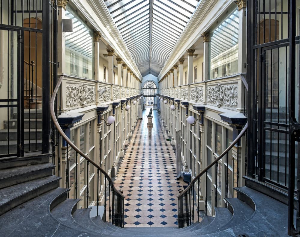 Historic Grand Arcade by Renate Reichert — canvas wall art