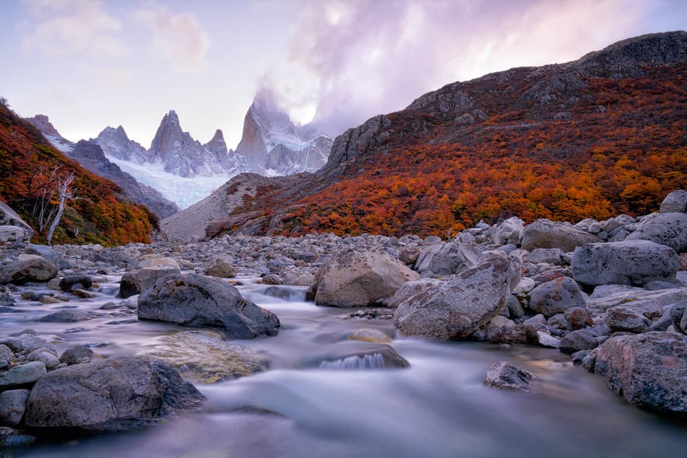 Majestic Fitz Roy Autumn by John Fan — canvas wall art